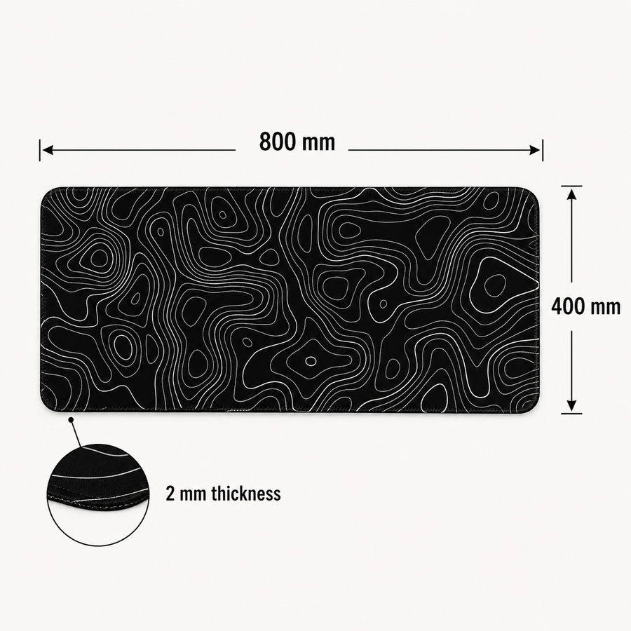 Large Extended Mouse Pad – Non-Slip Desk Mat