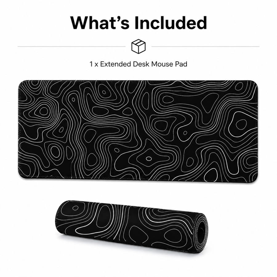 Large Extended Mouse Pad – Non-Slip Desk Mat